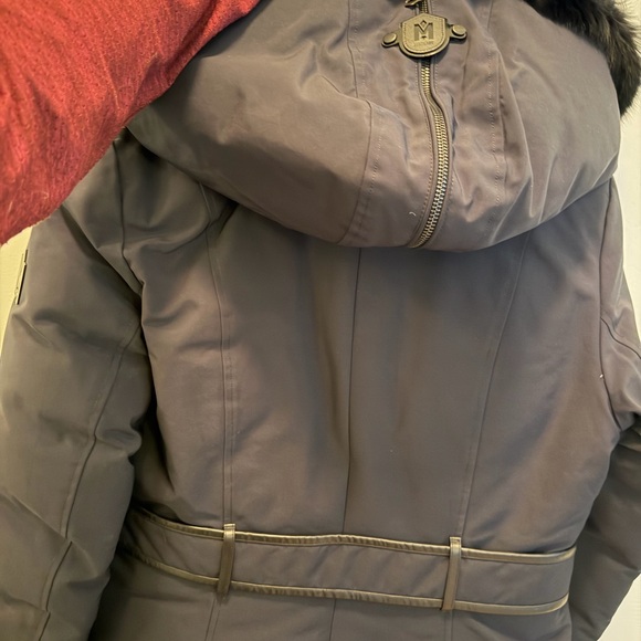 Mackage Black Puffer Jacket with Fur Trim - Picture 5 of 7